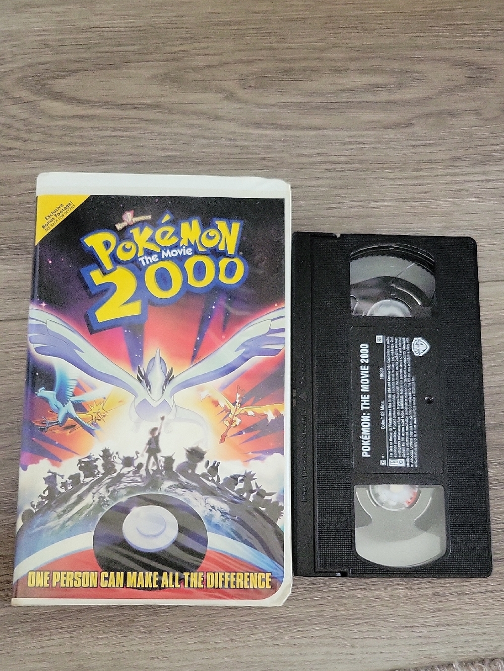 Pokemon The Movie 2000 VHS & Case